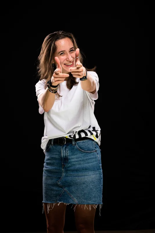 Partecipante Uniting sul set fotografico